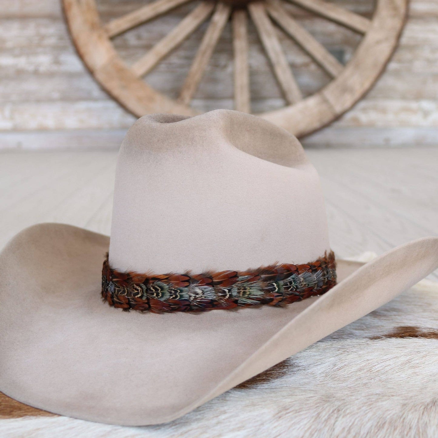 Western Feather Brazos Hat Band