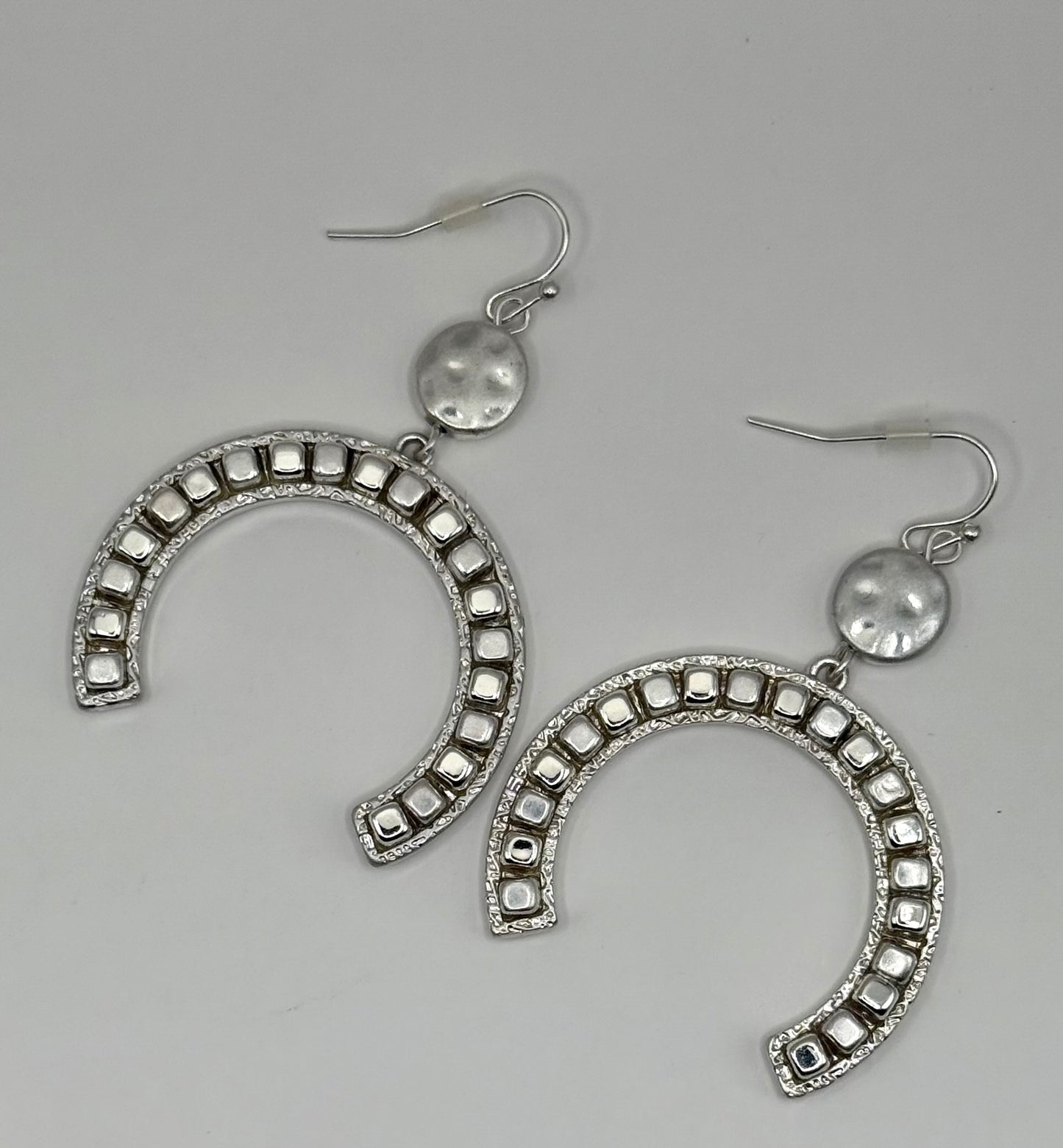 Horseshoe Dangle Earrings- 3 Colors