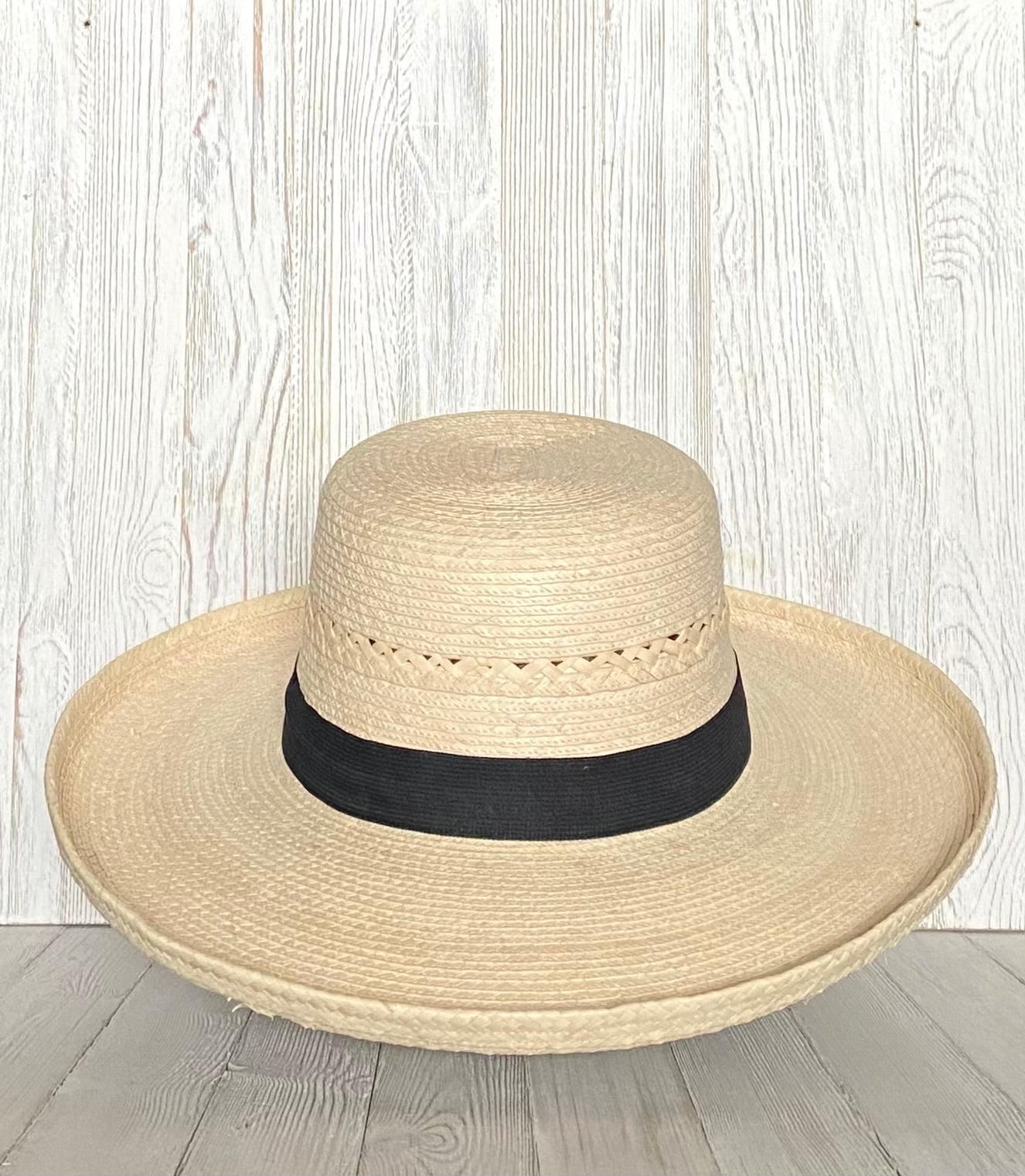 Espanola Rolled Brim Palm Hat