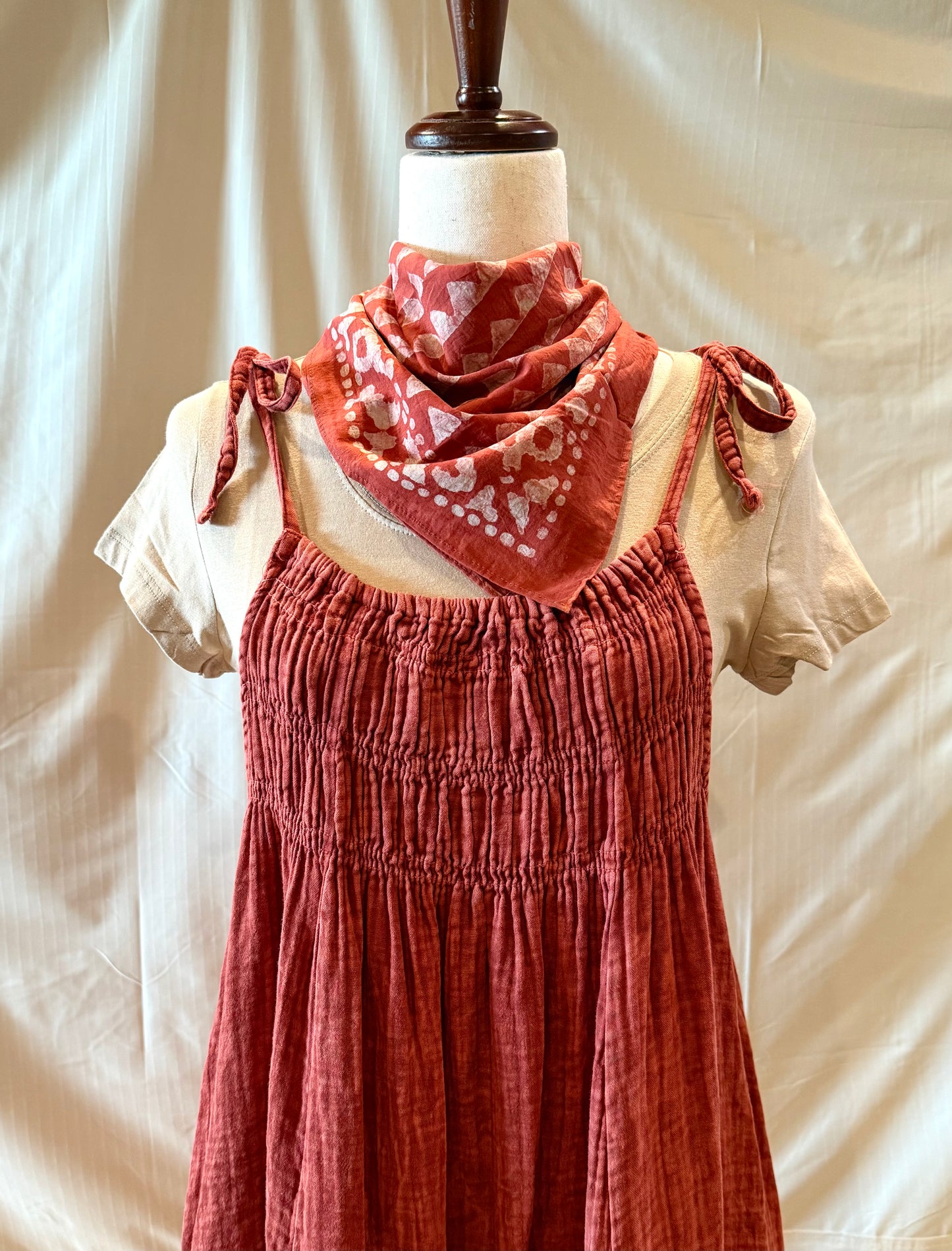 Mineral Wash Cotton dress