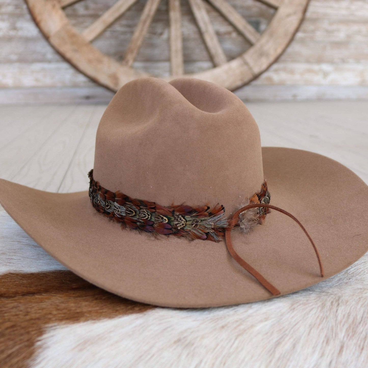 Western Feather Brazos Hat Band