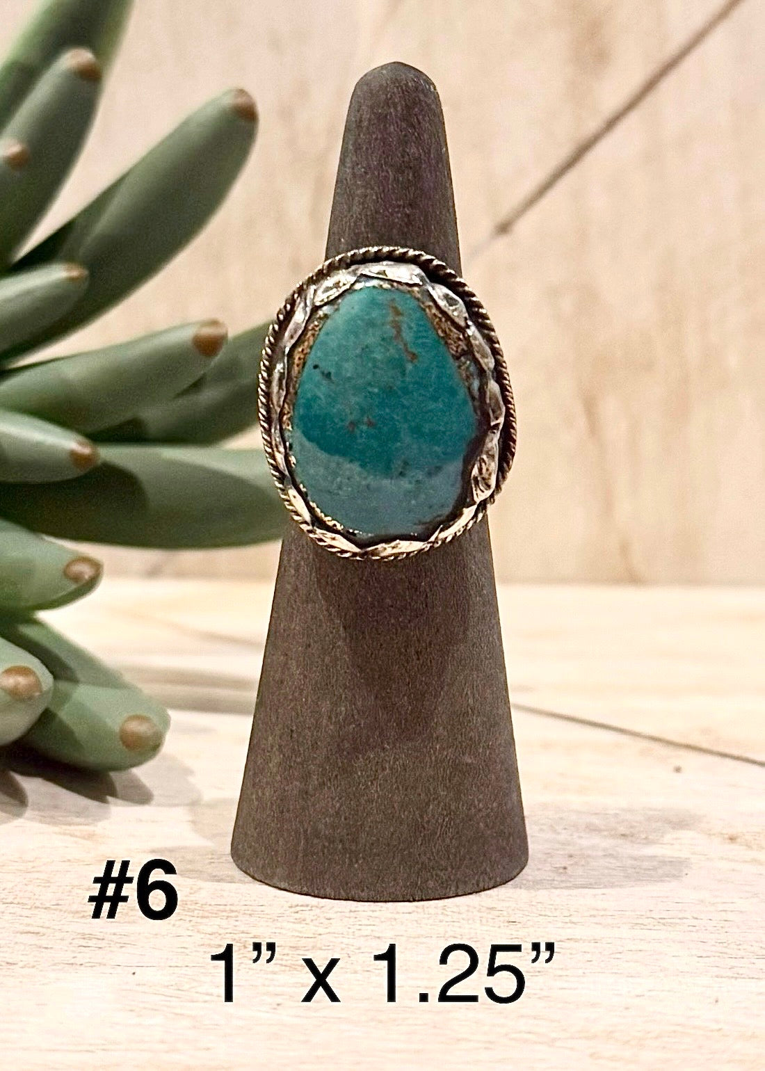 Gold Infused Turquoise Ring
