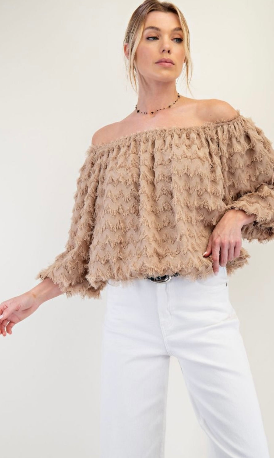Mohair Chiffon Top