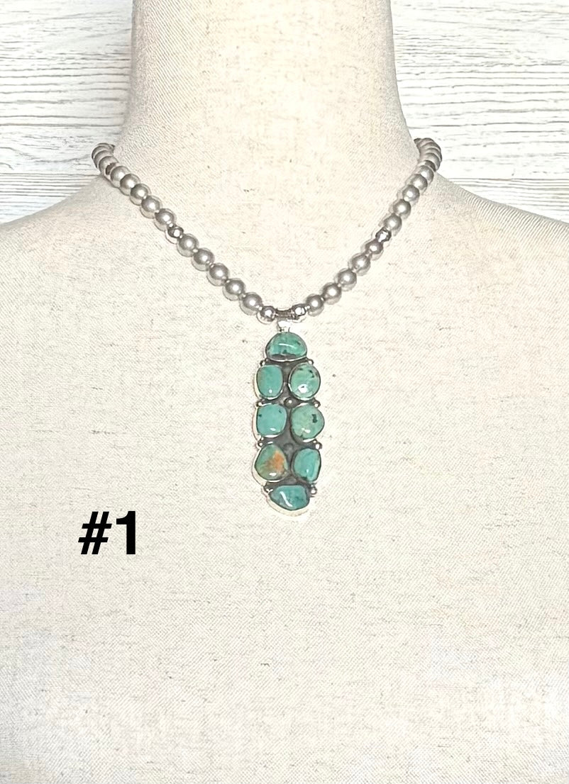 Turquoise Nugget Necklace