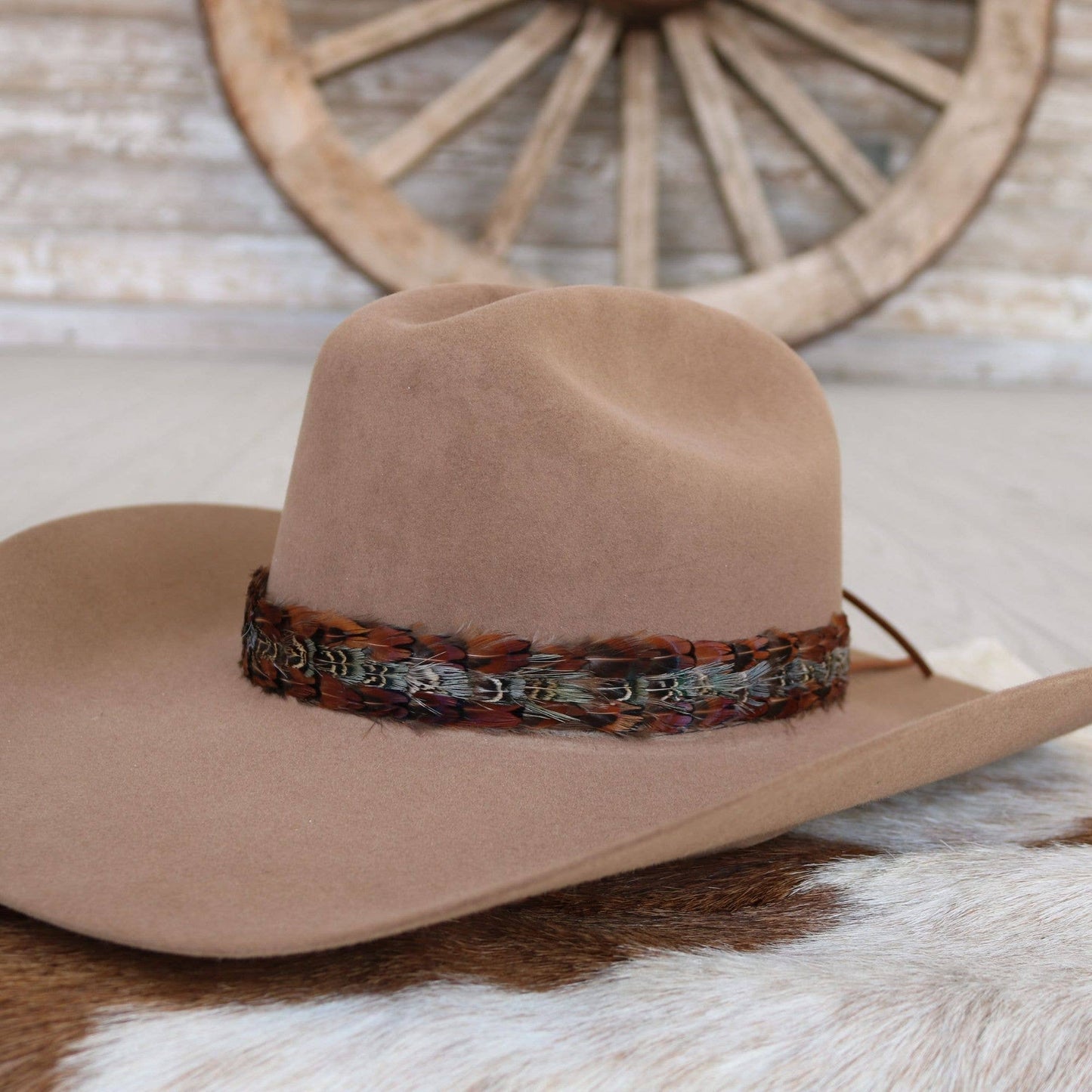 Western Feather Brazos Hat Band