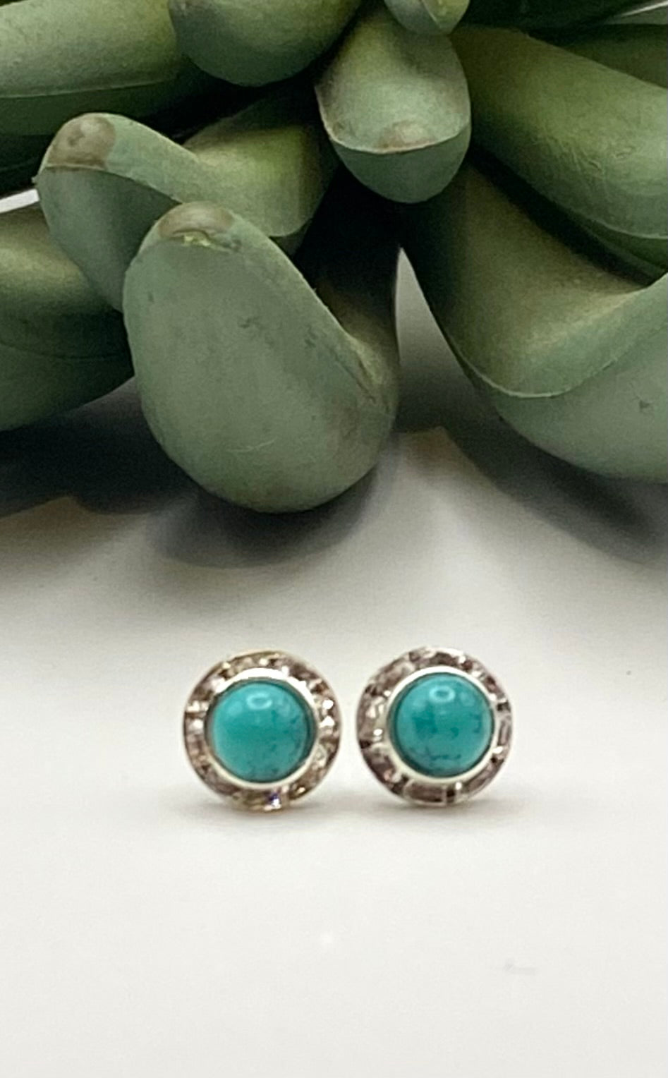 Swarovski Crystal & Turquoise Earrings