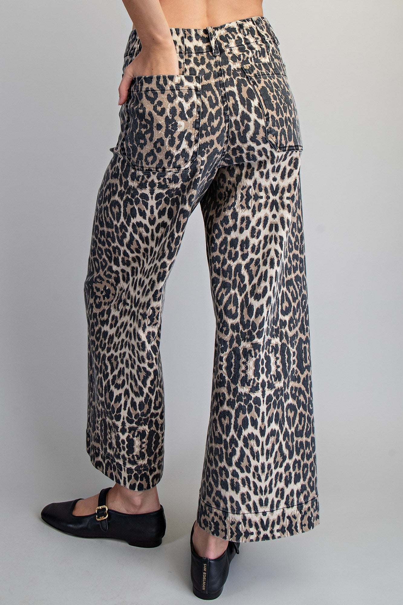 Leopard Straight Leg Pants