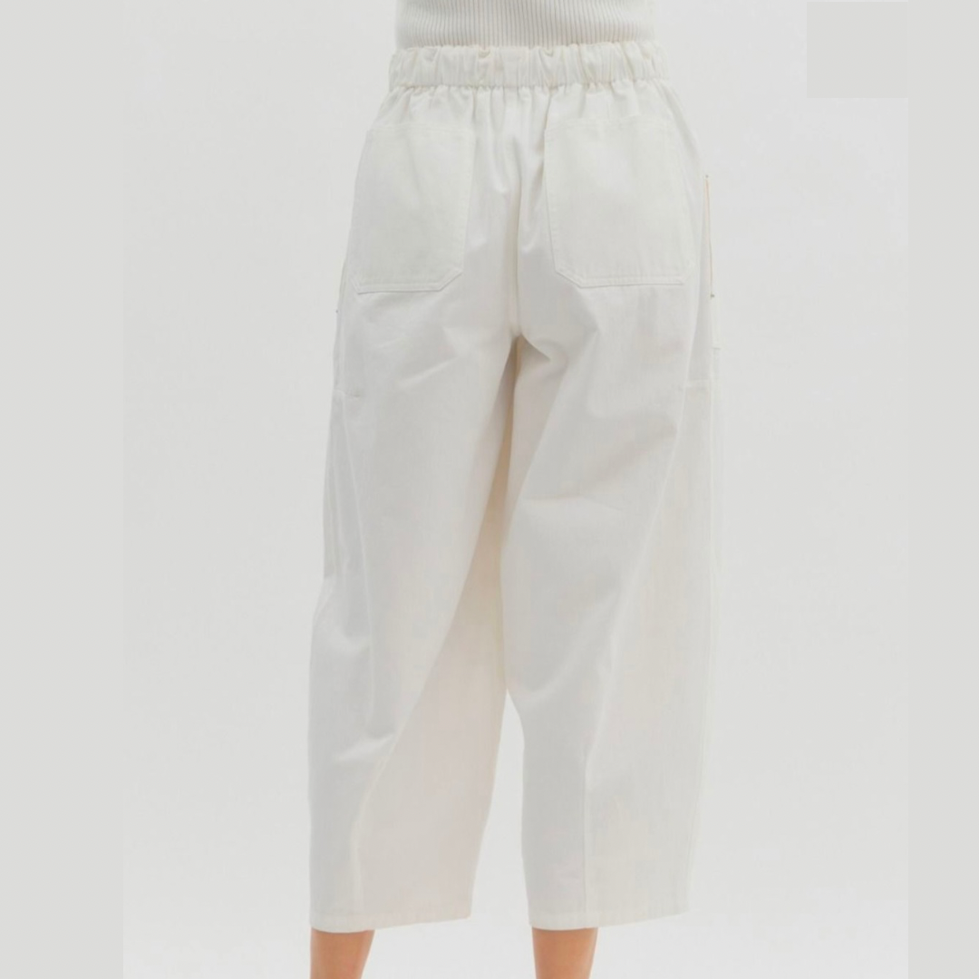 Patch Pocket Barrel Pants