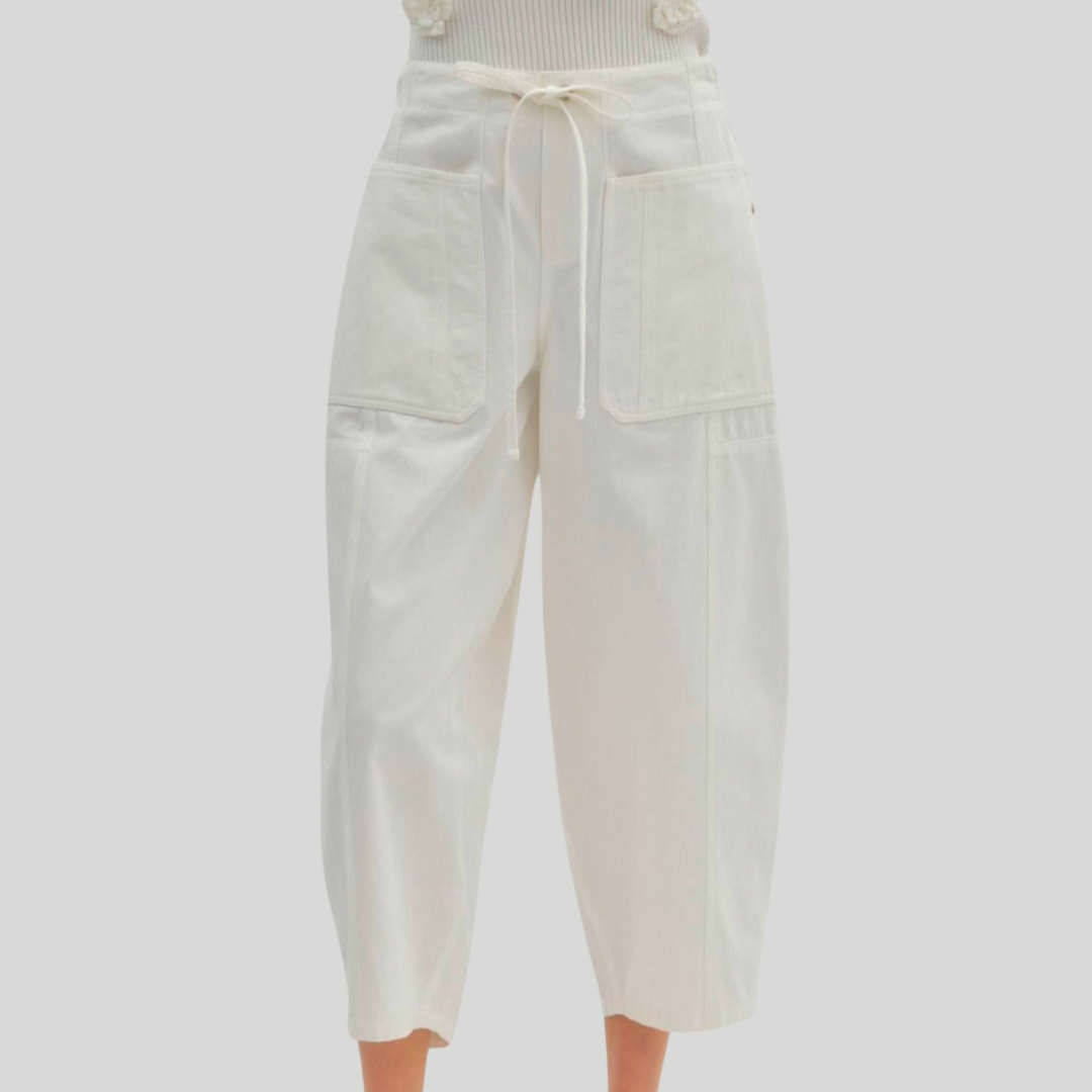 Patch Pocket Barrel Pants