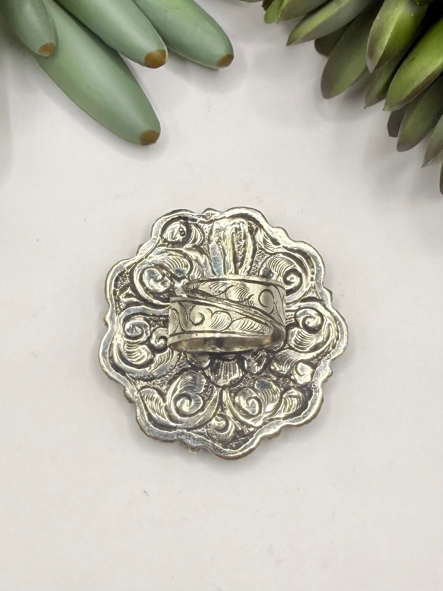 Blooming Blue Turquoise Ring