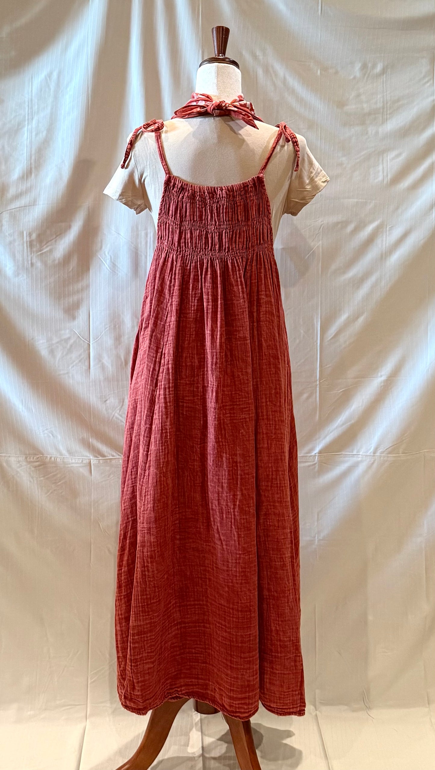Mineral Wash Cotton dress