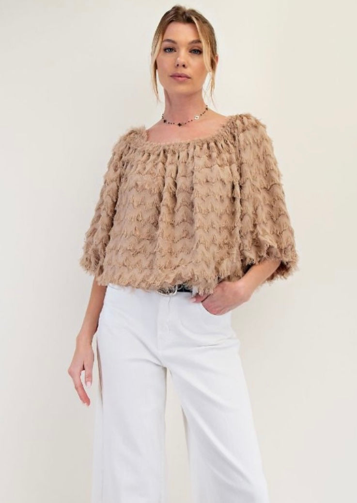 Mohair Chiffon Top