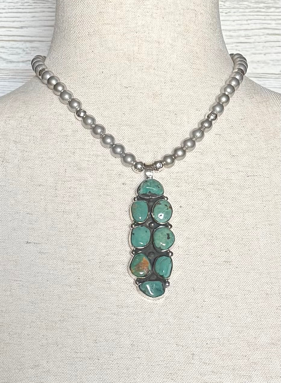 Turquoise Nugget Necklace