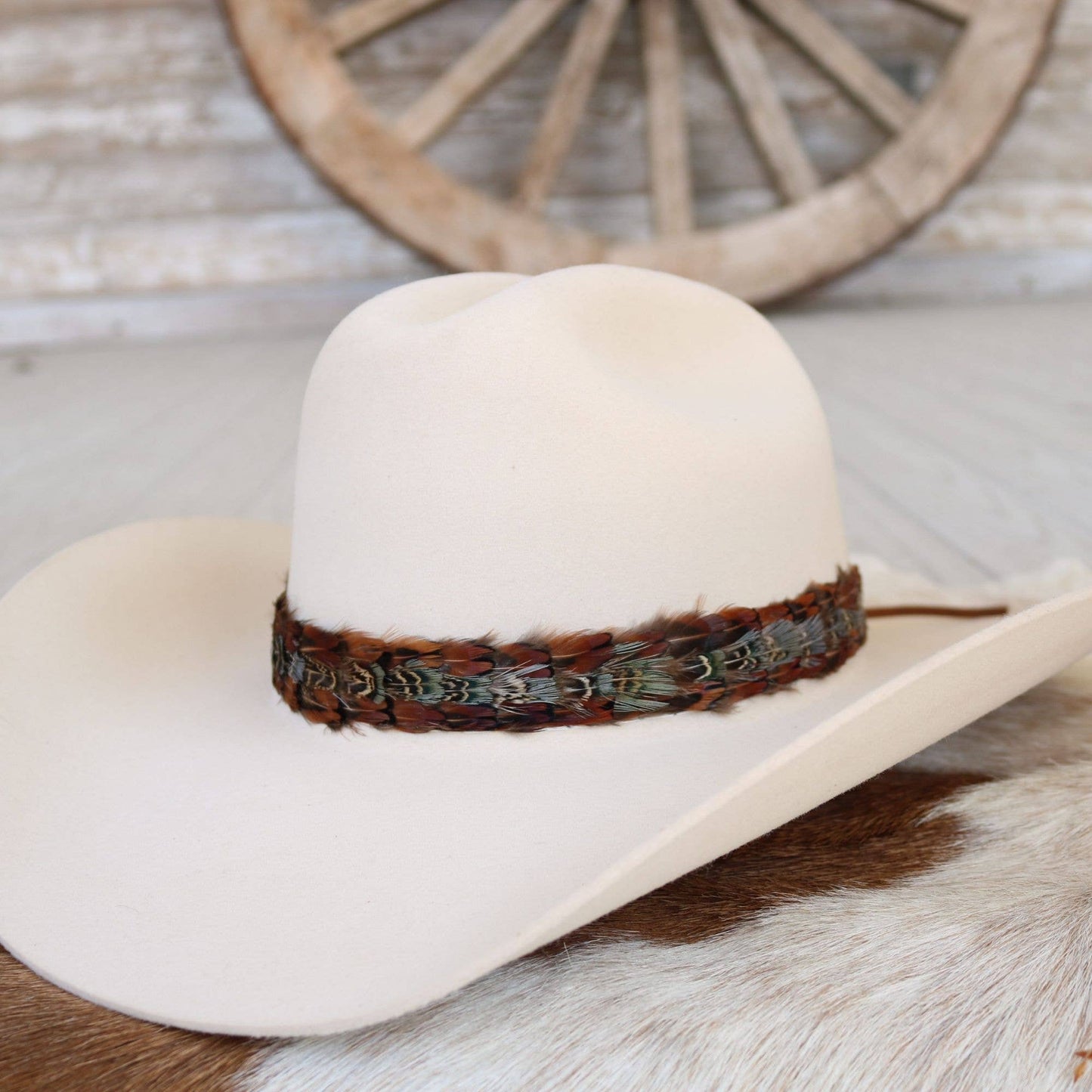 Western Feather Brazos Hat Band