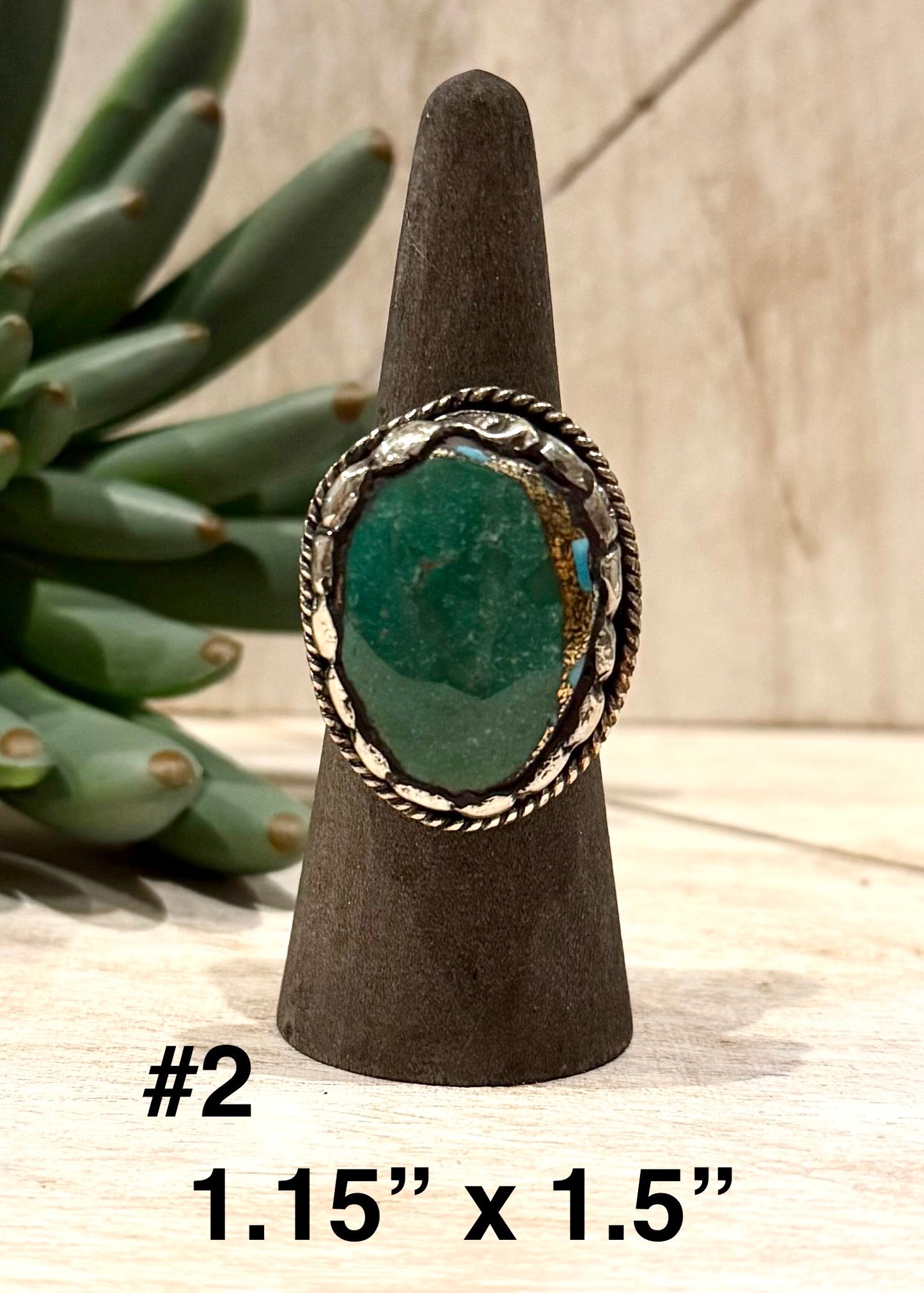 Gold Infused Turquoise Ring