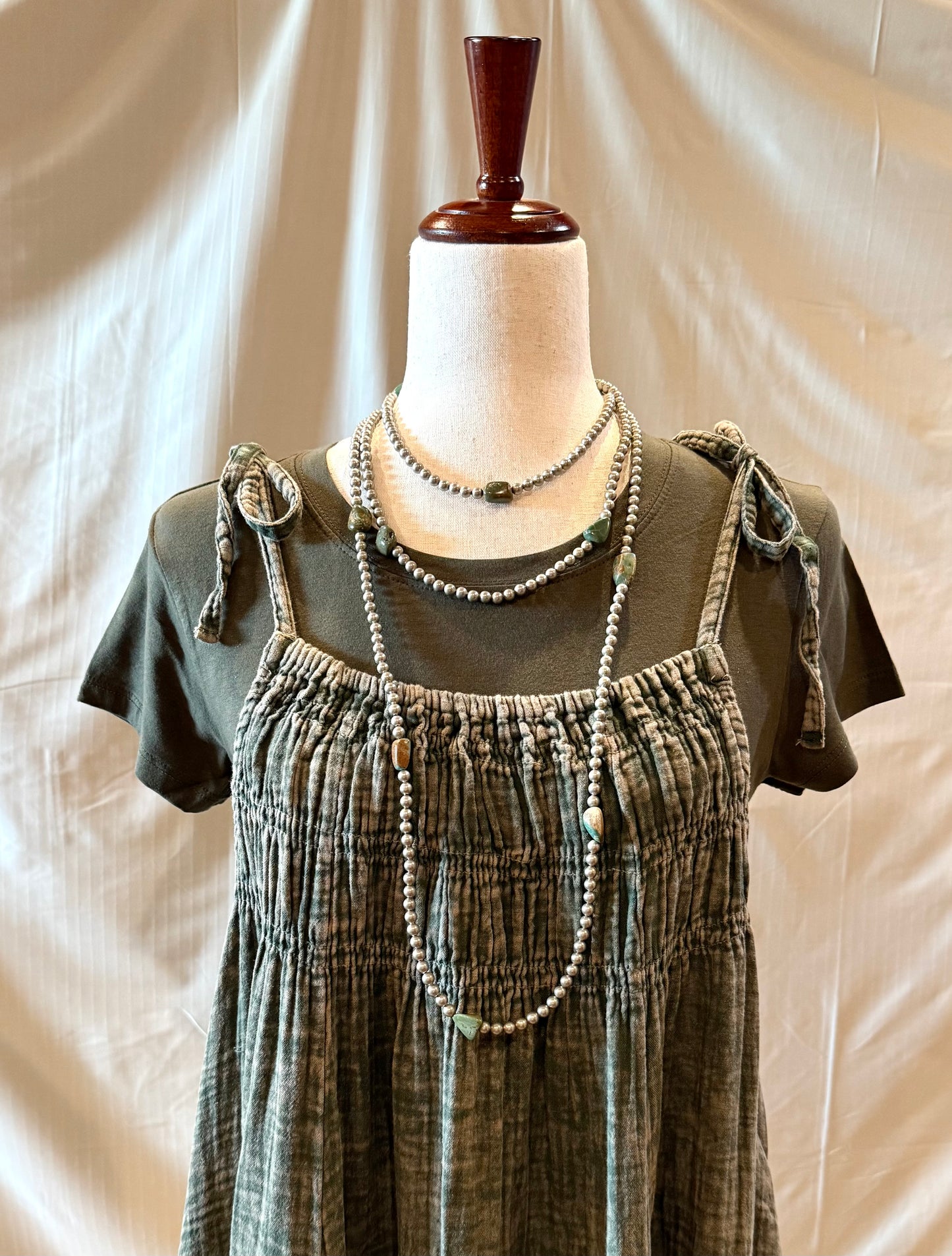 Mineral Wash Cotton dress