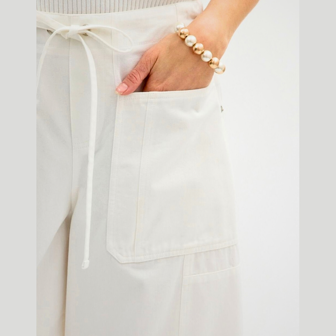 Patch Pocket Barrel Pants