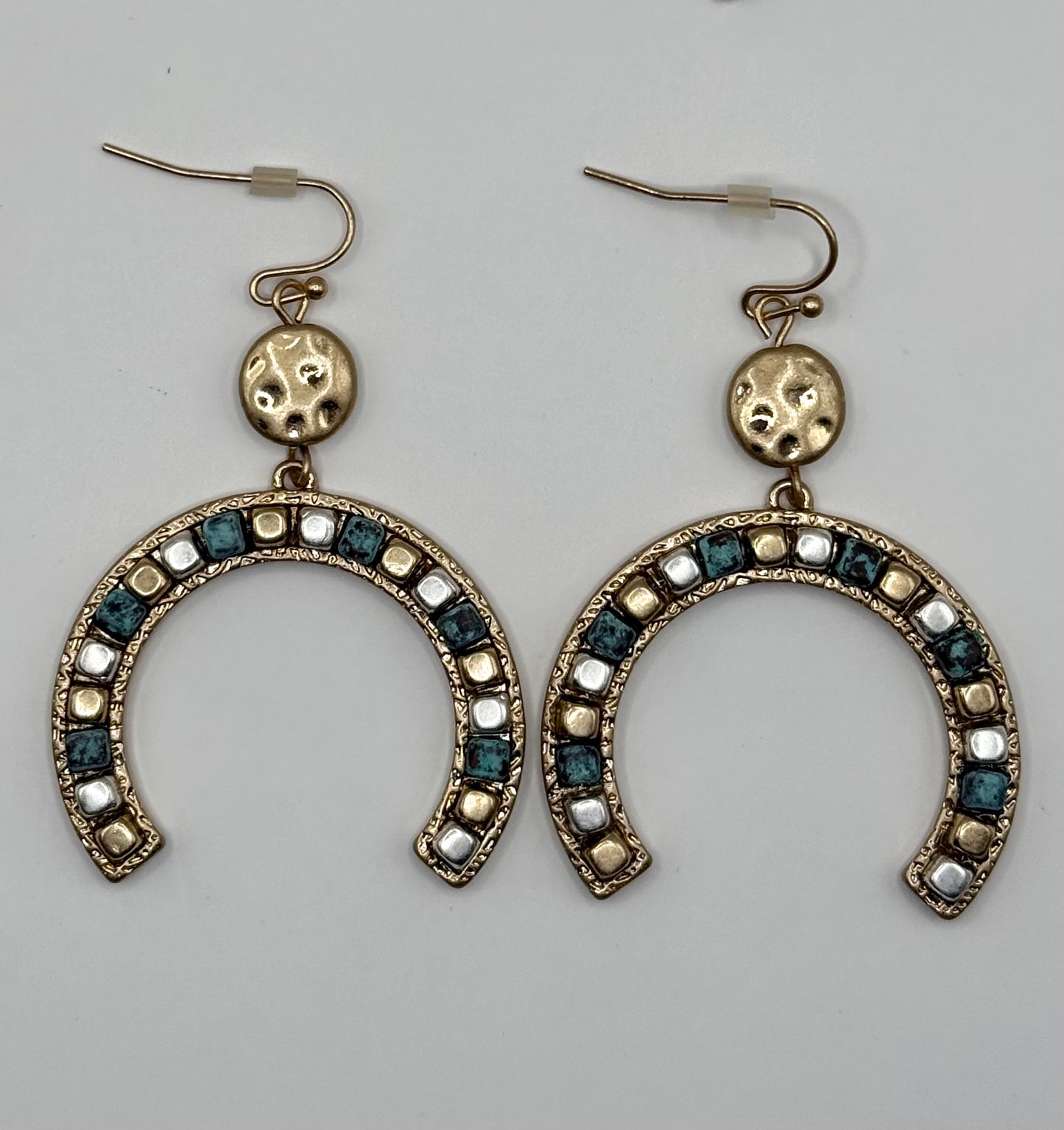 Horseshoe Dangle Earrings- 3 Colors