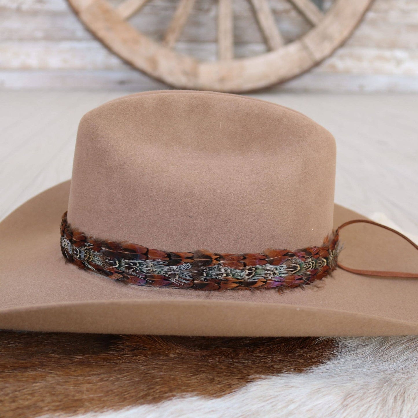 Western Feather Brazos Hat Band