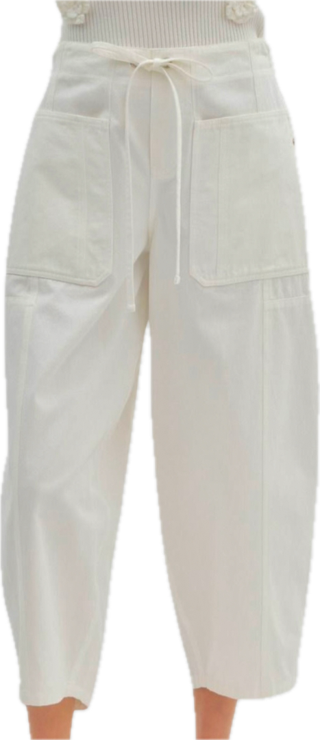 Patch Pocket Barrel Pants