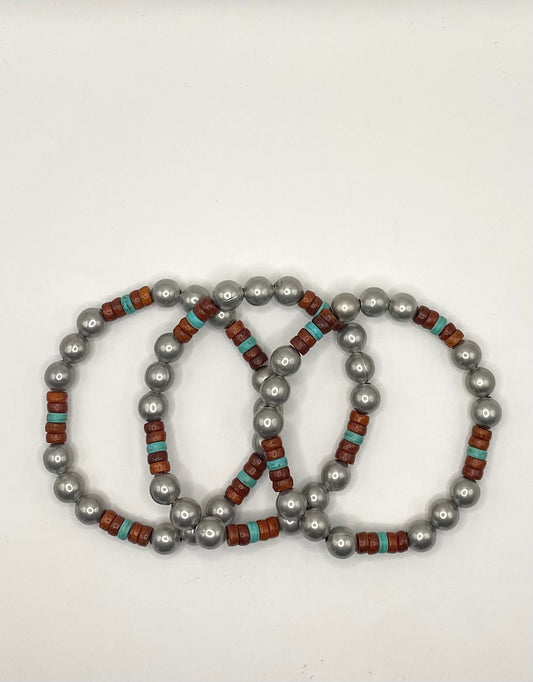 Rust & Turquoise Bracelet