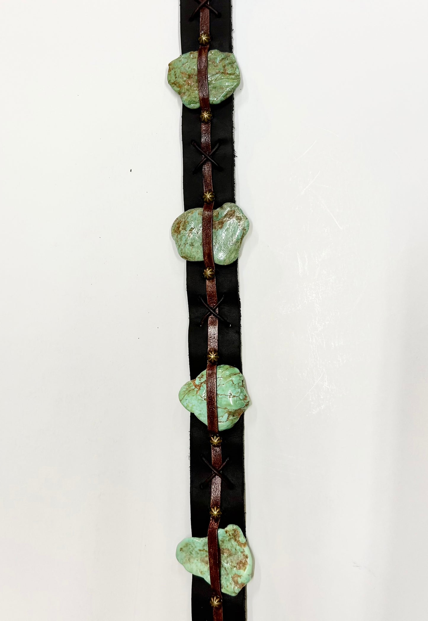 Sonora Turquoise Leather Hatband