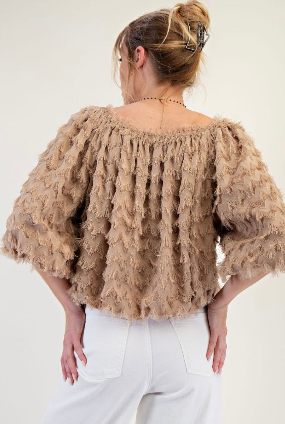 Mohair Chiffon Top