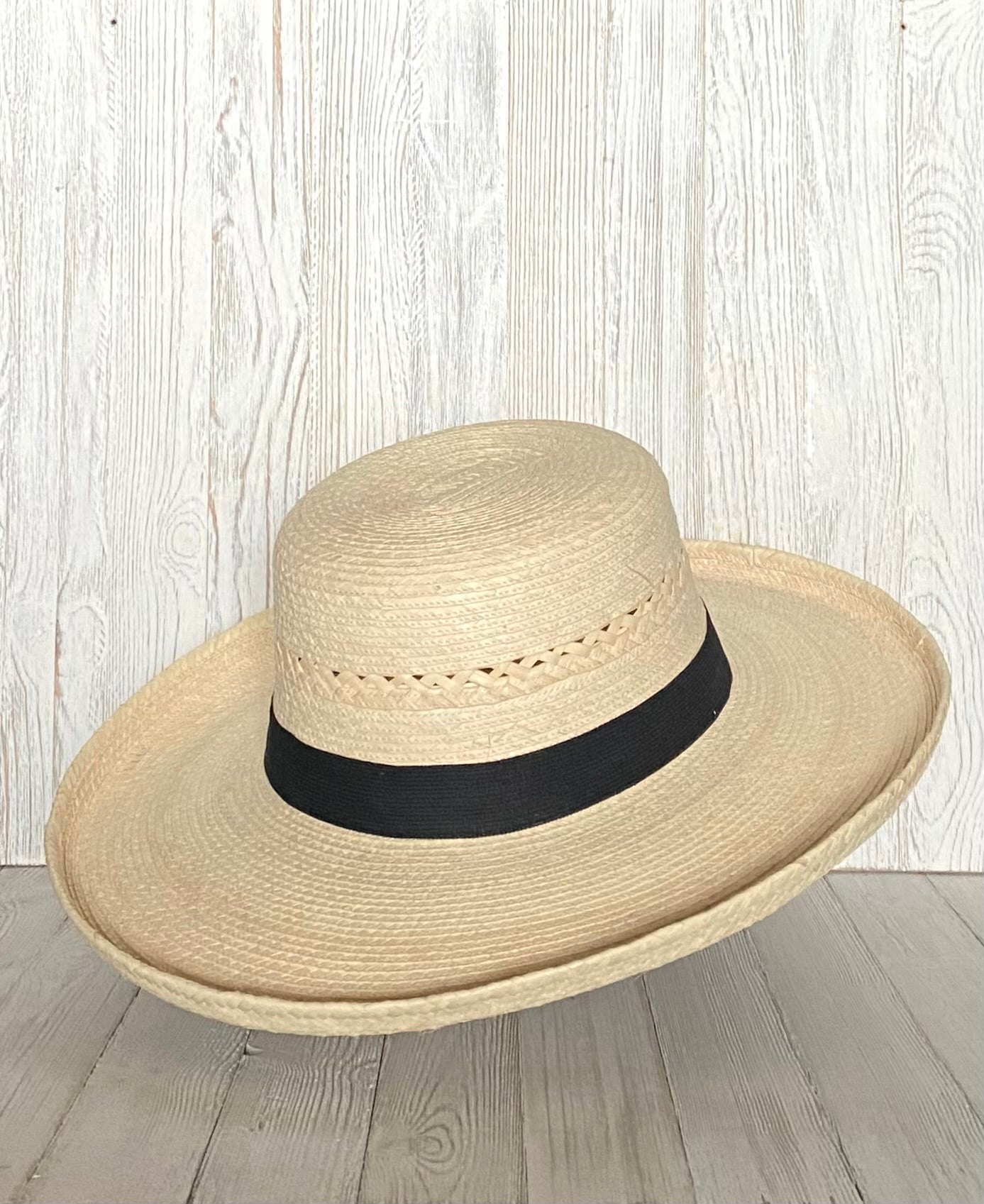 Espanola Rolled Brim Palm Hat