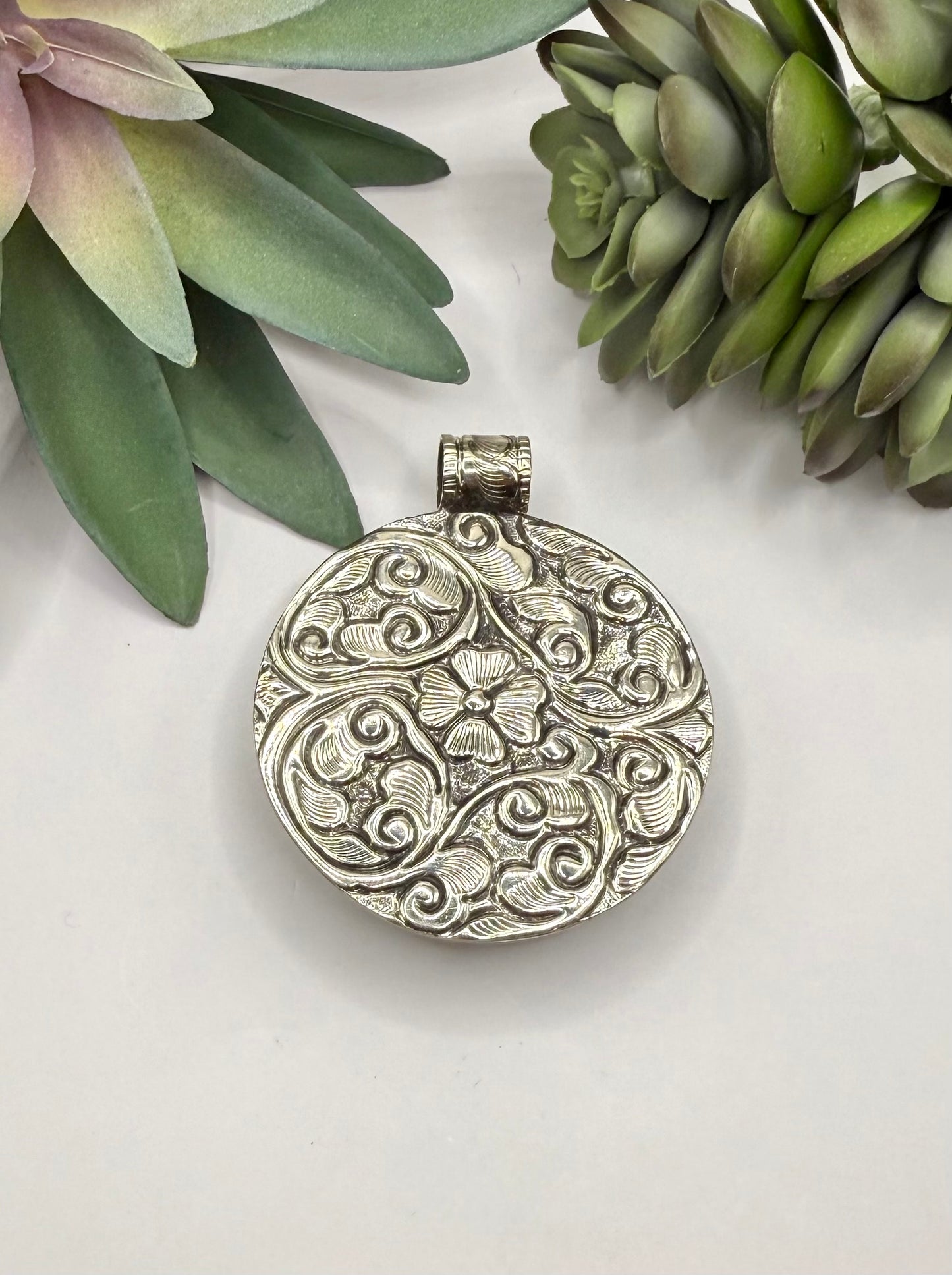 Turquoise Medallion Pendant