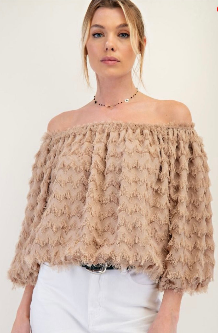 Mohair Chiffon Top