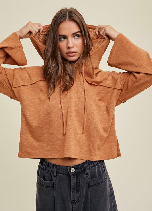 Cropped Hooded Top