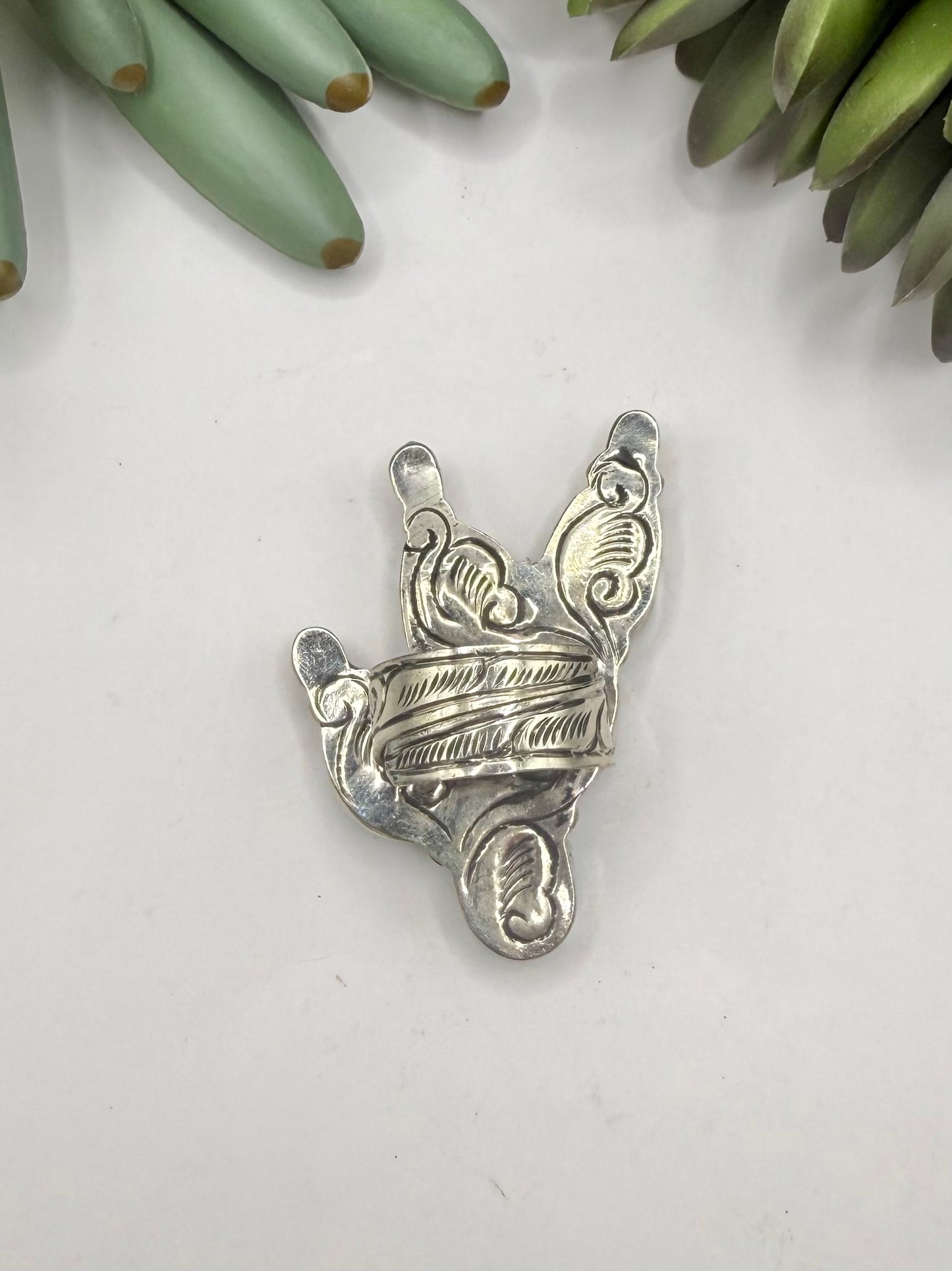 Genuine Turquoise Cactus Ring