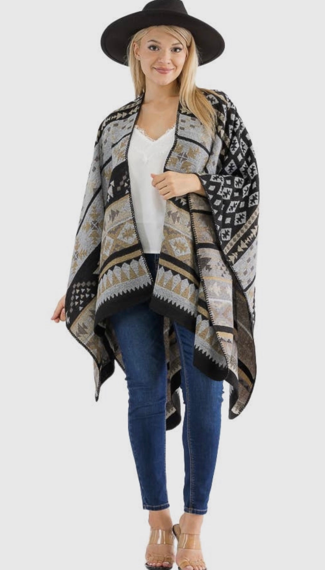 Johnny Was Aro Poncho Kaftan, Boho Blanket Scarf deals