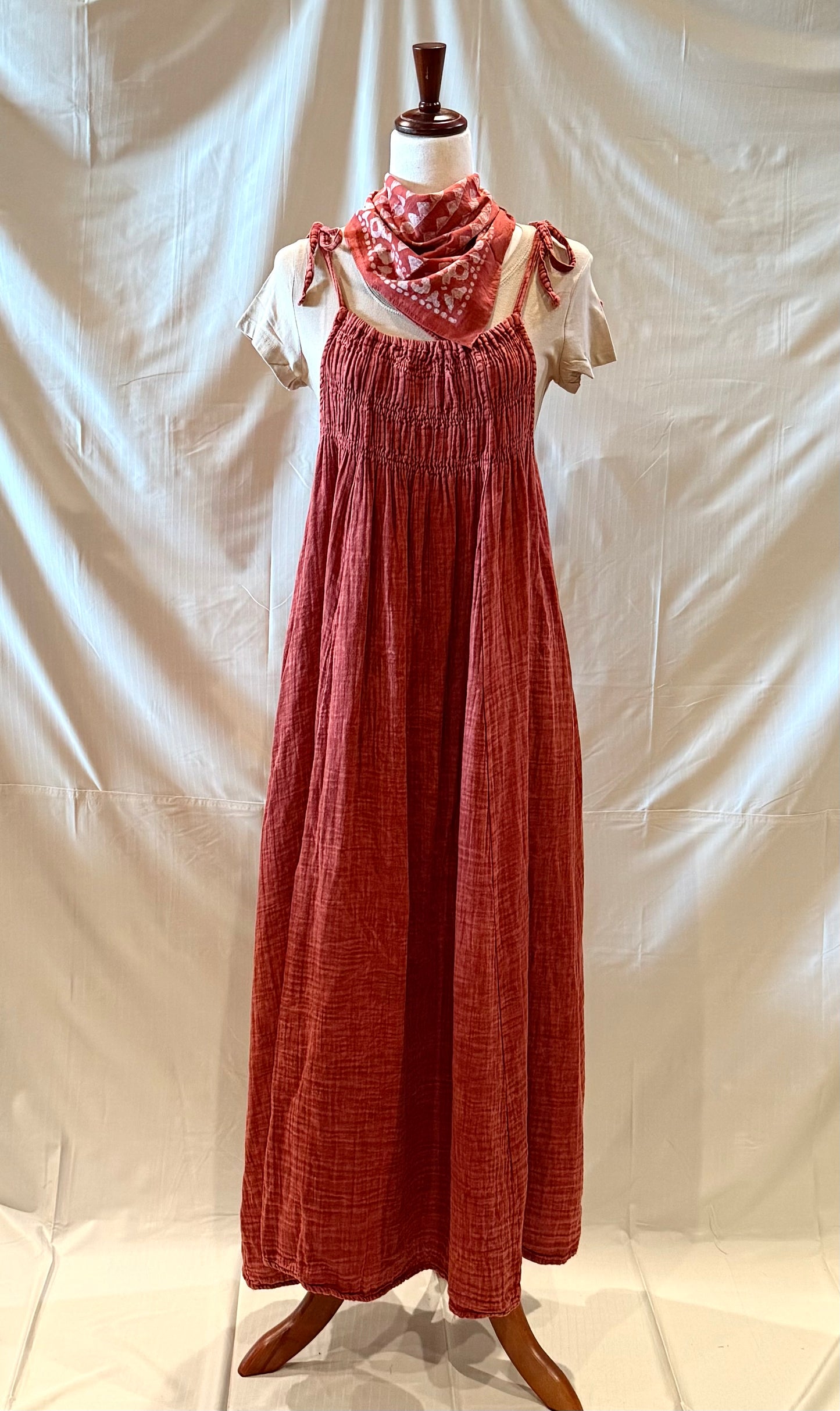 Mineral Wash Cotton dress