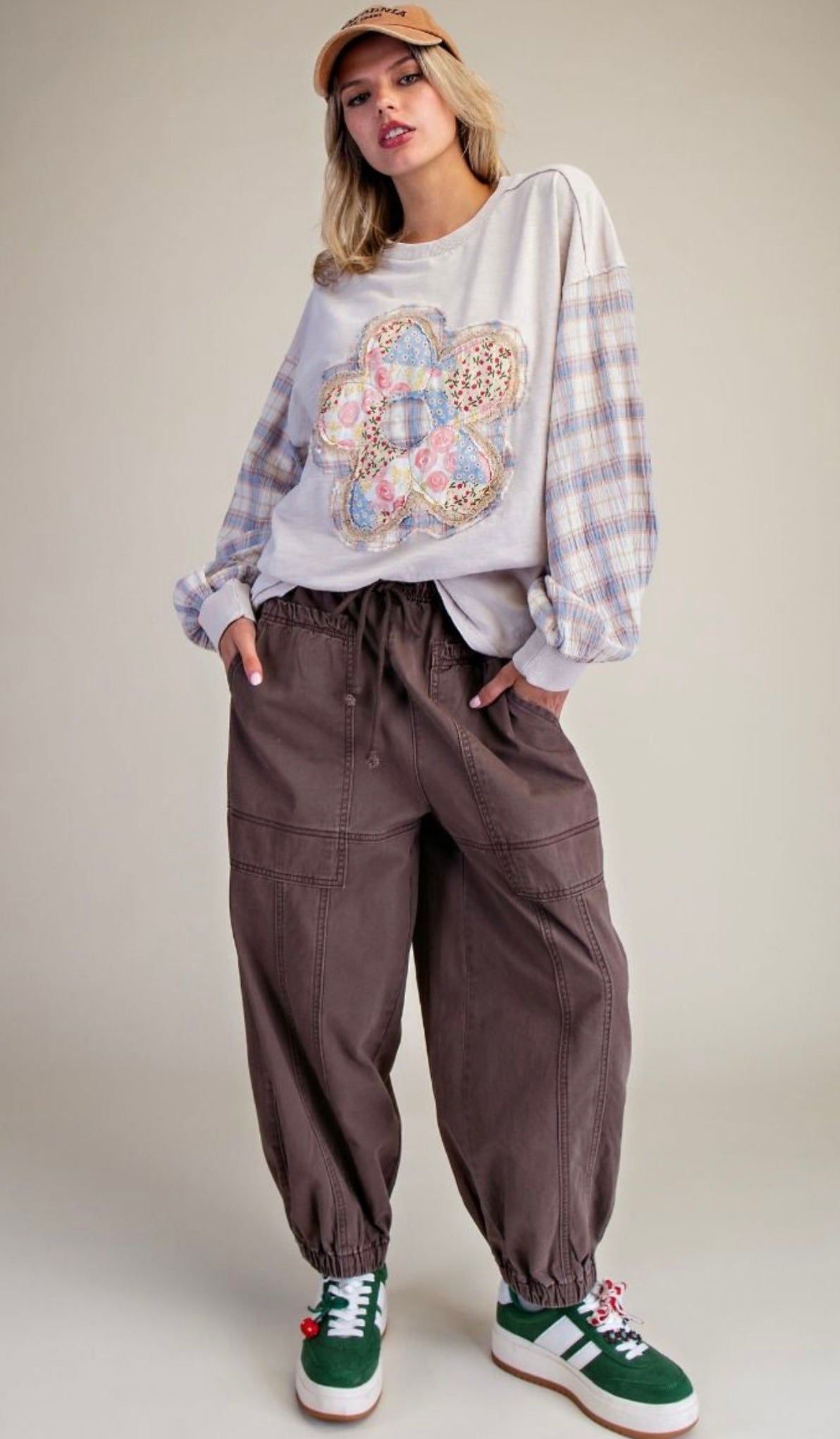 Stone Wash Twill Pants - 2 Colors