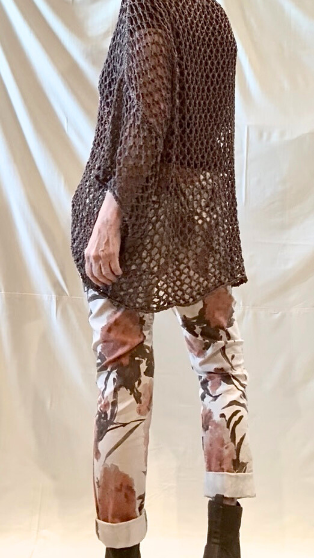 Crochet Star Mesh Sweater