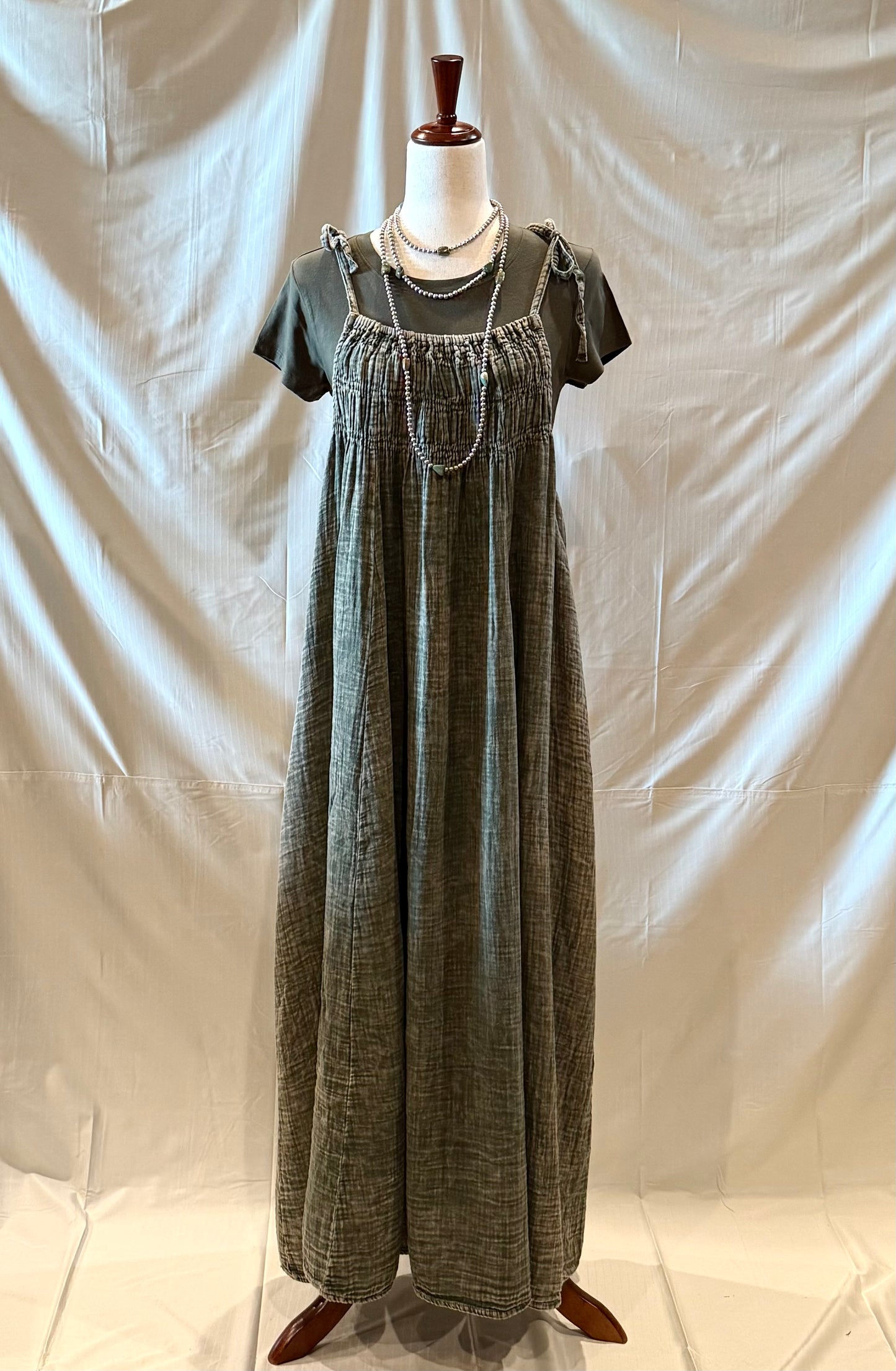 Mineral Wash Cotton dress