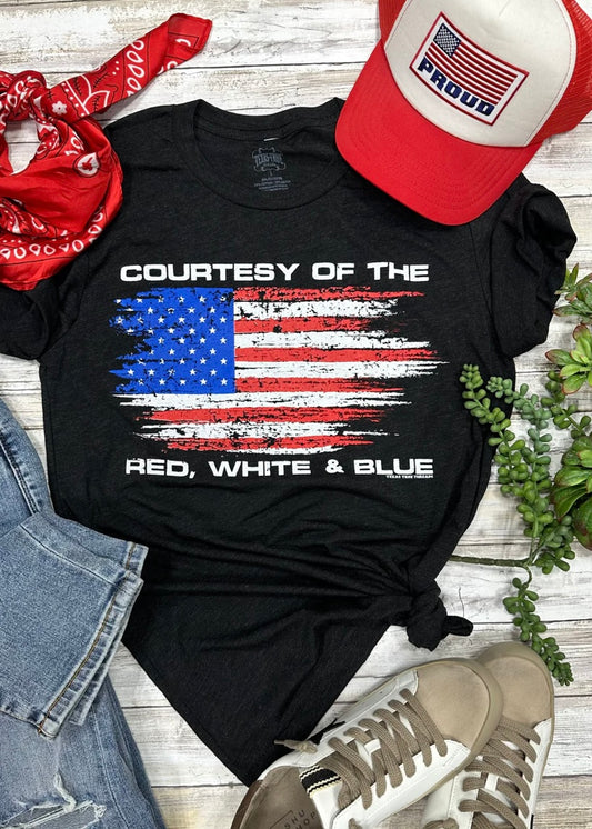 Courtesy Of The Red, White & Blue Tee