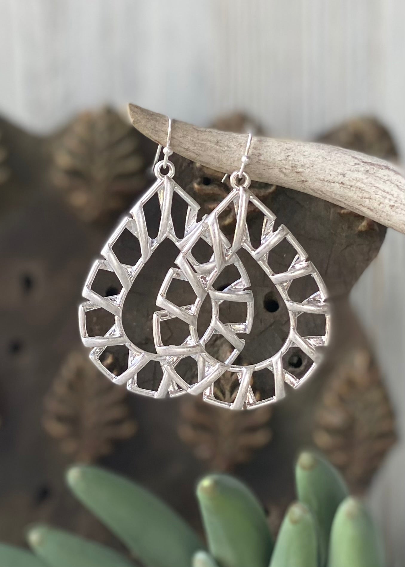 Teardrop Ladder Earrings