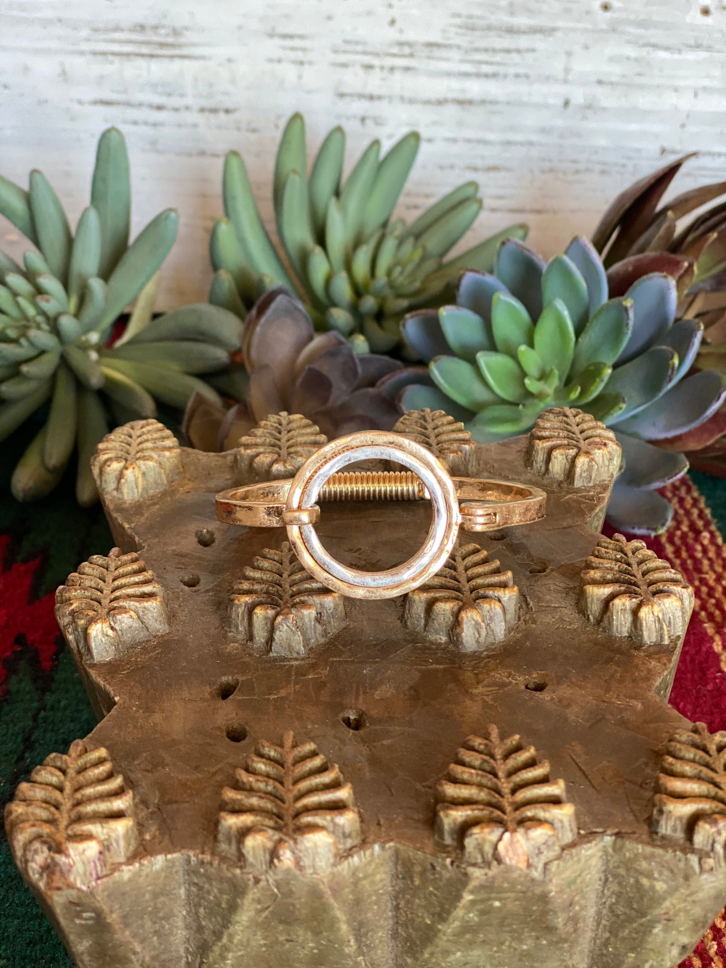 Hammered Ring Bracelet 3 colors