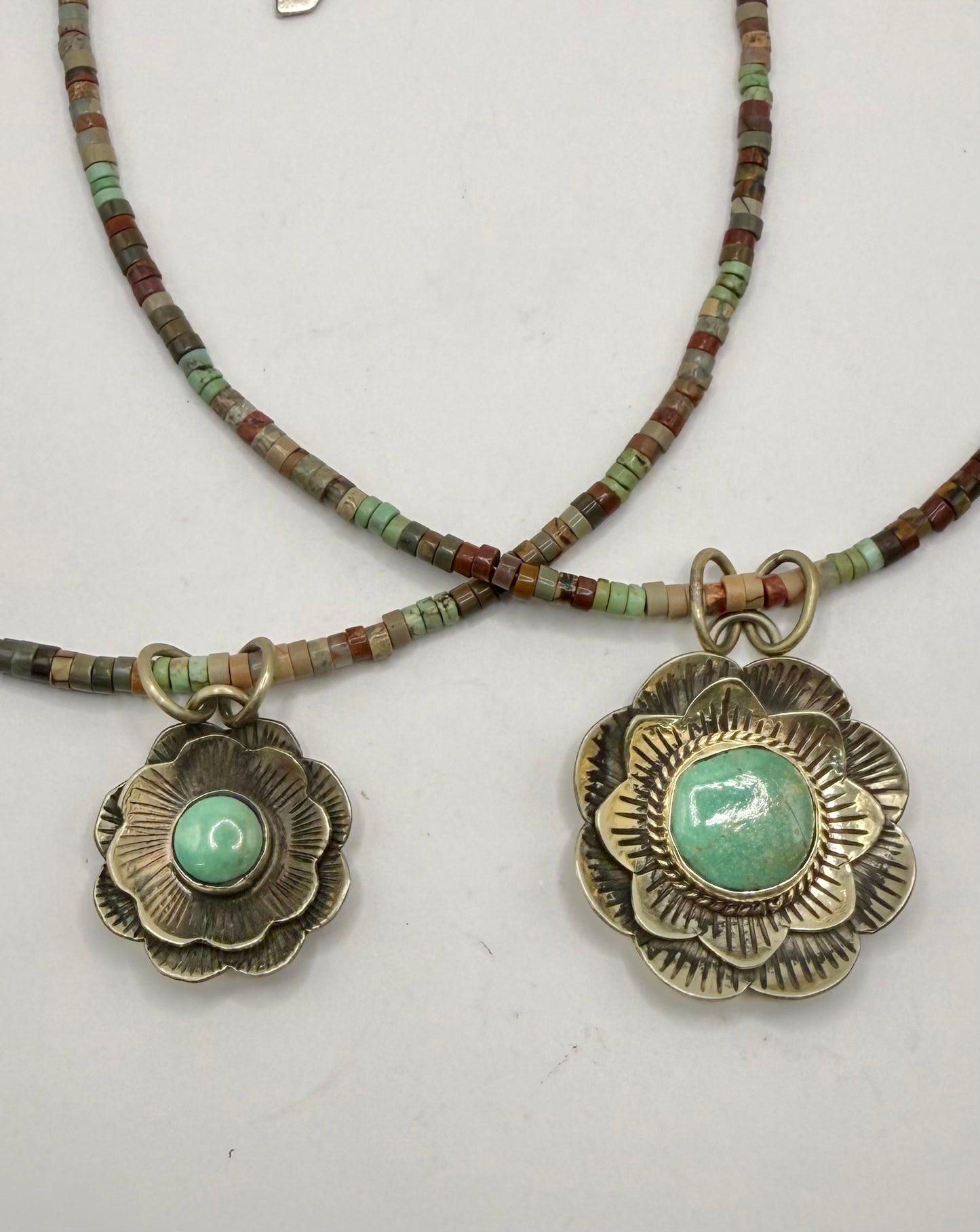Turquoise Flower Necklace