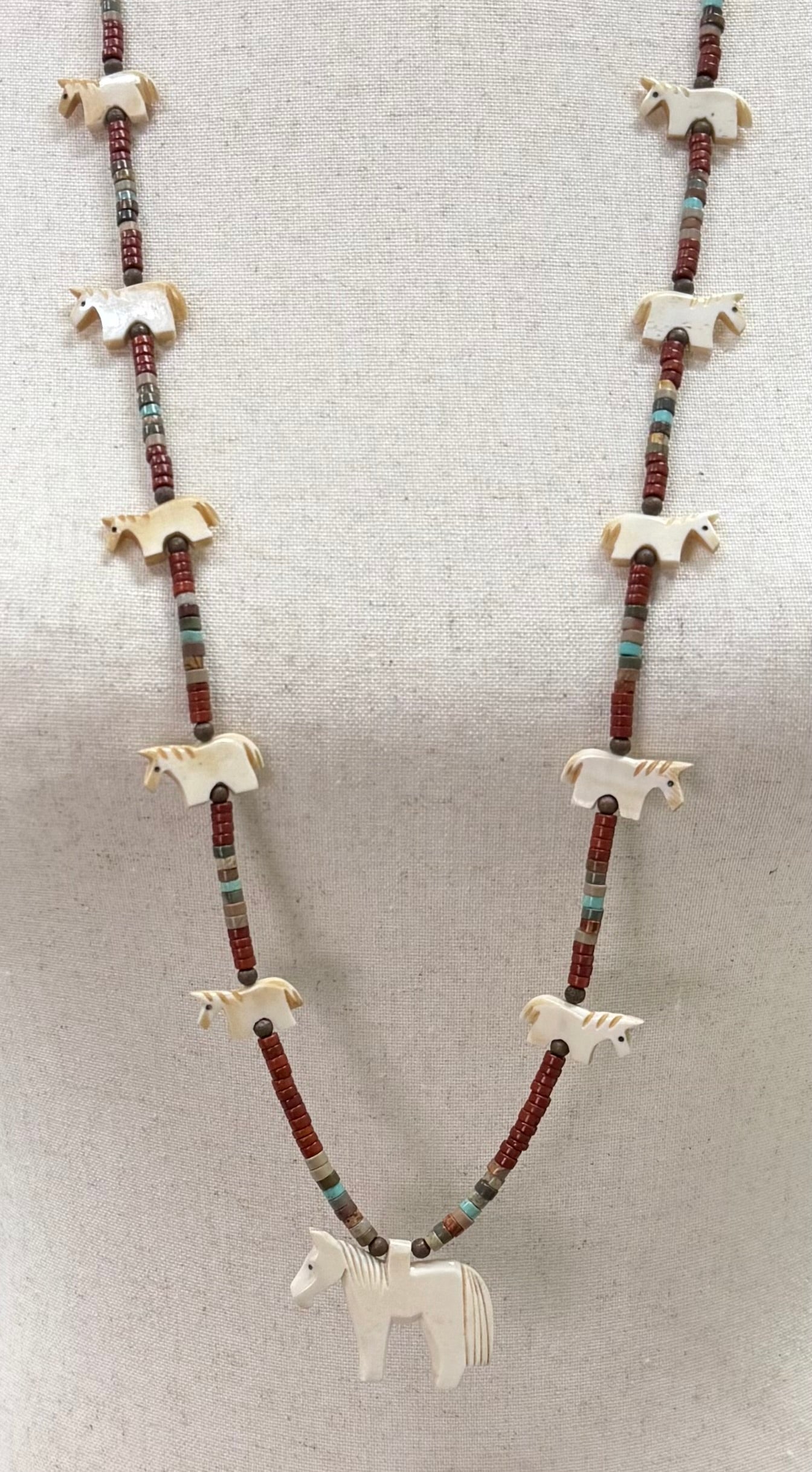 Native American Horse Necklace
