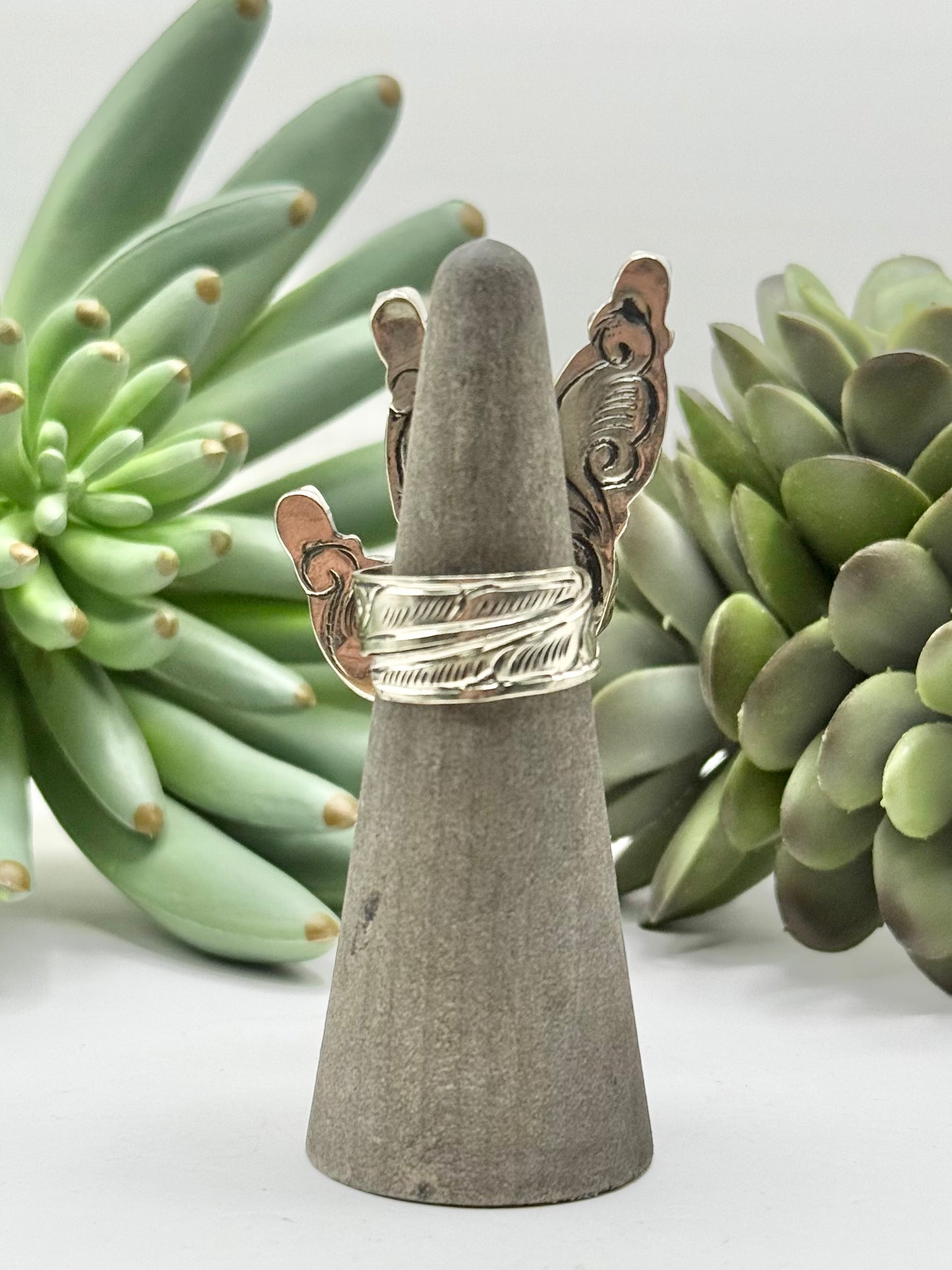 Genuine Turquoise Cactus Ring