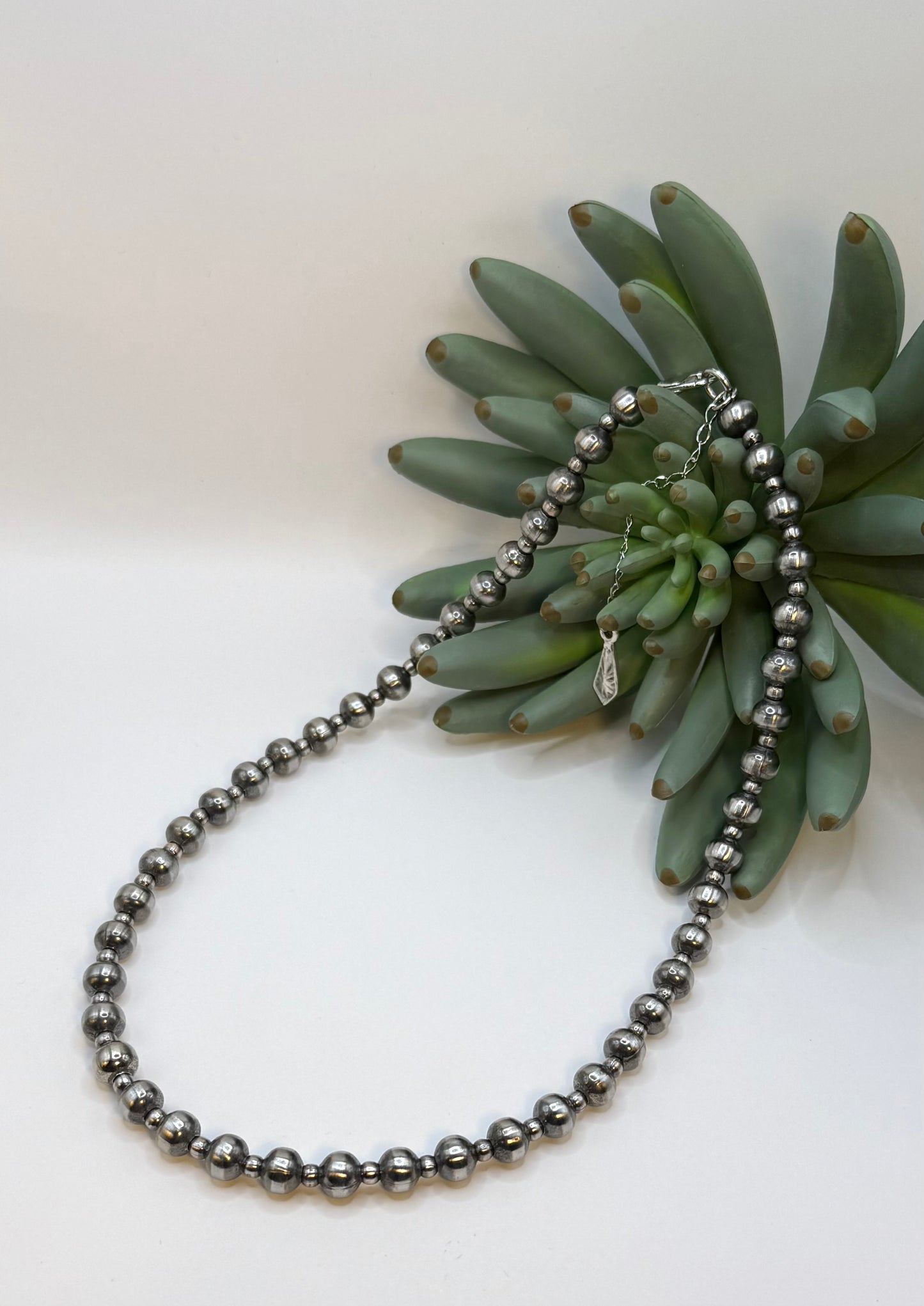 Navajo Design Silver Necklace