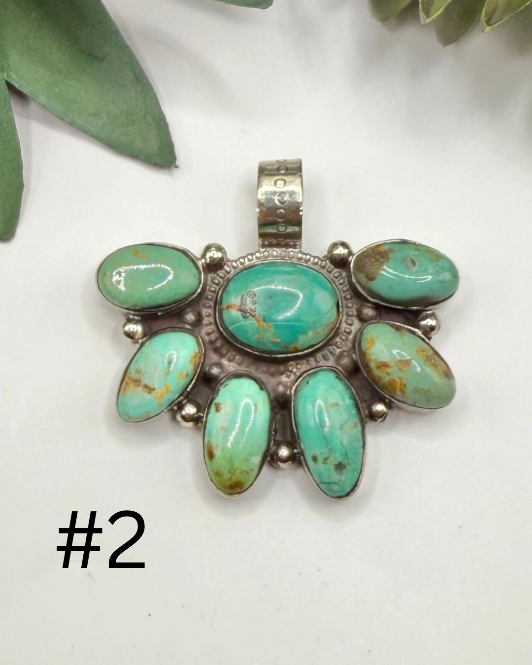 Turquoise Pedal Pendant