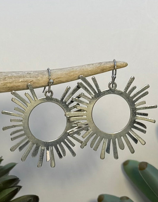 High Shine Starburst Earring