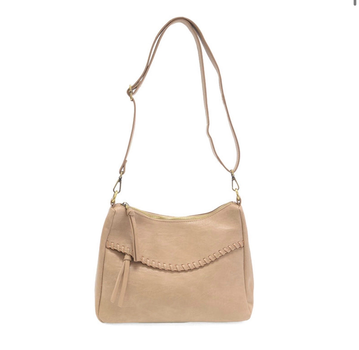 Cassidy Whipstitch Shoulder Bag - 2 Colors
