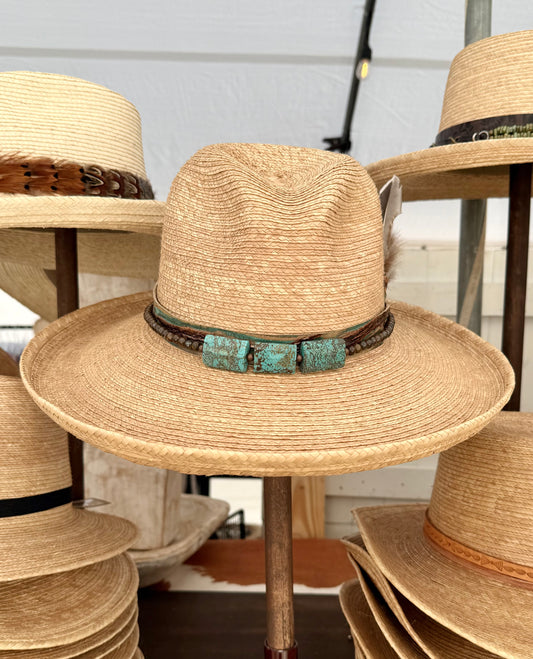 Turquoise Beaded Hatband