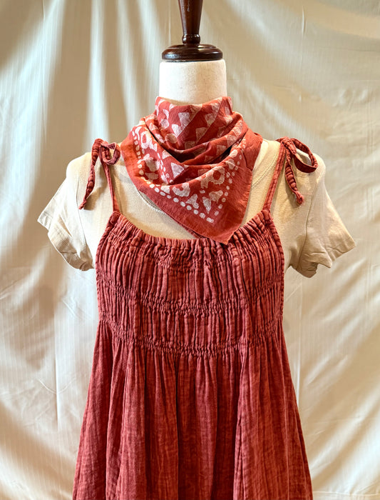 Mineral Wash Cotton dress
