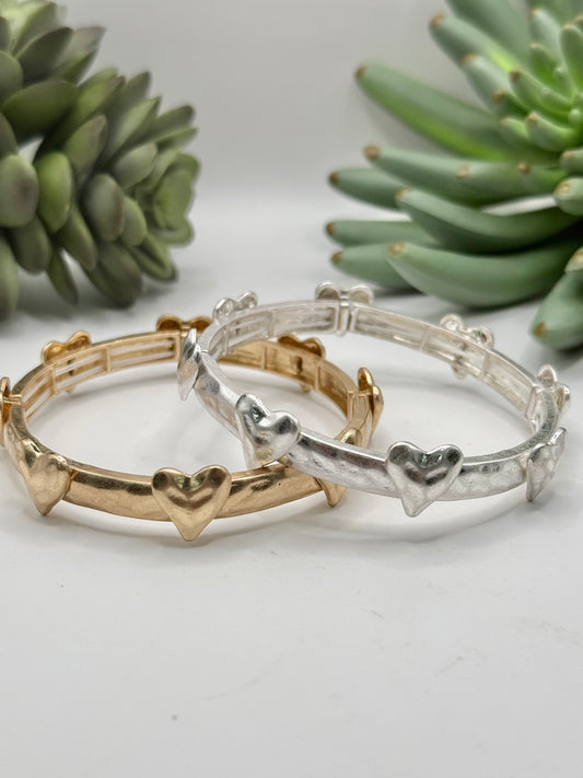 Heart Stretch Bracelet